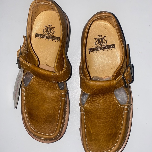 Ladies George Cox Hand Sown Sandal Sz US 8 - Picture 1 of 9